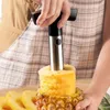 Stal nierdzewna ananasa obierajca kruszarka Slicer Rdzeń rdzeni narzędzia owoce gadżet gadżetów gadżet kuchenny spiralizator