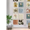 Window Stickers Waterproof Self-adhesive Tile Sticker Kitchen Bathroom Backsplash Removable Wall 24PCS Decal Home Decor Flower Wallpaper