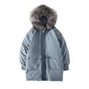 Men's Down Parkas 2021 Winter Long Jacket For Men Gross Warm Fashion Casats Bubble Bubble com capuz casal Roupas