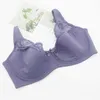 Sexiga Kvinnor Bra Lace Big Lette Fullkopp Underwired Support Top Underkläder Plus Storlek 40 42 44 48 50 dd E F FF G 210728