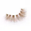 Modèles Brown 3D Mink Lashes Extension Tool Gros Maquillage Coloré Individuel Fluffy Dramatic Volume Natural False Eyelashes