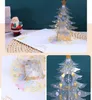 Cartes de voeux Décoration de Noël Costume Variété 3D Crystal Tree -Up Card