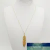 Charmig Lady Feather Pendant Choker Halsband Elegant Kvinnors Bröllopsfest Smycken Halsband Fashion Nytt År Present Tillbehör