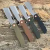 Tenafire GT955 Открытый кемпинг Охота на охоту на складные ножки D2 Coney Wash Blade Bear Подшипники Ножи High-end Linen Ручка Инструмент