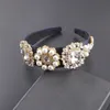 Moda Crystal Hairband Bohemia Rhinestone Barokowa opaska Heat Hoop Zespoły dla kobiet Wesele Akcesoria do włosów