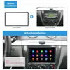 2 DIN Araba Radyo Fasya Honda Fit Jazz DVD Çalar Çerçeve Trim Kiti Dashboard Panel OEM tarzı