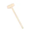 Mini Trä Hammer Balls Pounder Replacement Wood Mallets Smycken DIY Crafts RRD13138