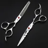 Hair Scissors 6 0inch Profissional Hairdressing Cutting Set Barber Shears High Quality Salon For212Y