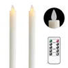 1 piece Remote Control LED Taper Candles,Flameless Smokeless Electronic Swing Candles,Fake Battery Operated Christmas Sticks H0910