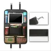 Car Organizer Backseat 10 Pockets Rear Seat Storage Bag With Transparent Tablet Holder Waterproof Durable Travel Acces
