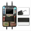 Sedile posteriore per organizer per auto con supporto per tablet trasparente 23,6 x 16,3 pollici Resistente all'acqua 10 tasche per