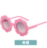 Mode mignon tournesol enfants lunettes de soleil bébé cadre rond fleur lunettes de soleil protection UV lunettes de soleil usine en gros