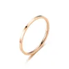 2mm titanium ring fashion rose gold lovers rings mix size 4 to 11