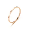 2mm titanium ring fashion rose gold lovers rings mix size 4 to 11