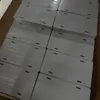 Sublimacja aluminiowa licencja biurowa płyta pusta biały arkusz aluminium DIY Transfer termiczny Płyty Reklamy Niestandardowe Logo 15*30 cm cztery otwory