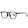 Occhiali da sole TR90 Occhiali da vista anti-blu con montatura rotonda grande e specchio piatto, da lettura per uomo e donna
