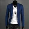 Erkek Ceket Blazer Erkekler Yeni Varış Moda Giyim Vahşi Tek Düğme Terno Suit Ceket Erkekler Sıradan İnce Uygun Takım Blazer Maskulino 022023H