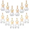 Auto parfum fles hanger parfum ornament containers voor essentiële oliën diffusor geur lege glazen flessen pakket