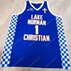 Custom Mikey Williams # 1 Lake Norman Basketball Jersey cousu Bleu N'importe quel nom et numéros de qualité supérieure