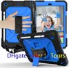 Для iPad Case 8-го поколения 10,2 дюйма 3IN1 Heavy Duty Ship, прозерная защитная крышка, совместимая с 7-м