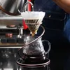 유리 커피 Dripper 영리한 커피 필터 1-2,2-4Cupengine 스타일 커피 드립 필터 컵 휴대용 재사용 가능한 종이없는 부어 210326