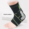 Verstelbare enkelbrace elastische nylon riemsteun ondersteuning badminton voetbal fitness hiel protector sok voeten verband
