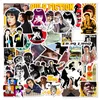 50 pcs/lot Car Stickers Pulp Fiction For Laptop Skateboard Pad Bicycle Motorcycle PS4 Phone Luggage Decal Pvc guitar Stickers