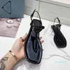 Designer- Sommer sexy Clip-Toe-Strandsandalen mit flachem Boden, Damen-Reise- und Urlaubsmode, römischer Einzelschuh mit einem Knopf