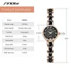 Sinobi Newest Women Fashion Wrist Watch Rose Golden Bracelet Women Watches Luxury Diamond Quartz Wristwatches Montre Femme Q0524