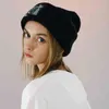 7 kleuren hiphop mode 2021 winter beanie hoed voor vrouwen mannen warme zacht gebreide vrouwen bonnet oversized unisex paar cap