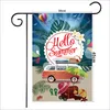 Ny 30x45cm Sublimation Blank Garden Flag Banner Polyester Tryck Yard Flaggor utan Pole EWD7797