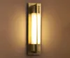 Modern Golden Wall Lamp Bedroom LED Lampor för trappor Inomhus Vardagsrum Aisle Hem Dekorationsårets gåva