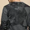 Sudadera de hombre INVIERNO en Europa y The Contracted Letters Printing Round Collar Pullover Trend