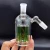 Su Borusu Cam Kül Alıcı Nargile 8 Silah Ağacı Ortak Boyutu 14mm 18mm Erkek Kadın Ashcatcher 45 Derece 90 Derece İki Stilleri Perc Bong Bubbler Sigara Aksesuarları