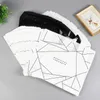 50pcs Thick Large Plastic Bags With Handle Fashion black and white stripes clothing store Packaging Bags Wedding candy Gift Bag 210724