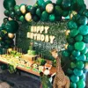 Jungle Safari Thema Feestartikelen Groene Ballonnen Garland Arch Kit Verjaardag Baby Shower Forest Party Christmas Decorations 210626