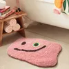 Pink Fluffy Bathroom Mat Nordic Carpet Area Rug Bath Room Floor Tub Side Mats Absorbent Anti Slip Pad Bathmat Doormat Home Decor 210928