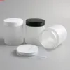 20 x 250g 250ml Frost PET Jars Containers with Screw Plastic lids 250cc 8.33oz Empty Transparent Cream Cosmetic Packaginggoods