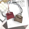 Fashion Luxury Brands Mini Bag Keychain Car Ornaments Charm Pendant Keyring Accessories Tiny Handmade Backpack Decoration Gift