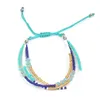 Hand woven Bohemian multi-layer color rice Bead Beaded Bracelet women's fashion accessories GC433