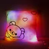 Honana Luminous Pillow Christmas Toys Led Light Plush Pillow Colorful Kids Toys Birthday Gift