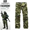 Pantalon de camouflage pour hommes de poche de mode Pantalon d'épaississement décontracté Combat Style militaire Jogger Tactique Mâle Camo Army Cargo Pant 210518