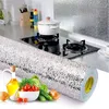 Wall Sticker Kitchen Oil-proof Self Adhesive Sticker Stove Anti-fouling High-temperature Aluminum Foil Wallpaper Film Home Decor 210929