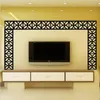 Wall Stickers 10Pcs 10*10cm Waist Line Tile Mirror Sticker Removable Waterproof Acrylic For Living Room Home Decoration