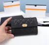 Fashion Selling Classic mini size womens chain wallets Top Quality Sheepskin Luxurys Designer bag Gold and Silver Buckle Coin Purse Card Holder With box,003 26