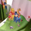 Tende tende carattere tende per orso per bambini trafficati di finestre per bambini tessuto in stile cieco fumetto in stile americano rosa/ blu personalizzato g