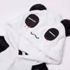 Panda Kigurumi onsie onsie Ushured Teenagers Женщины Pijama Pajamas Смешные Фланелевые Теплые Мягкие Пижамы Общий Комбинезон Съемки 211109