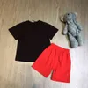 2021SS Set Setuts Designers Projektanci Dzieci Chłopcy Polo koszule bawełny chłopiec krótkie zestawy Luxe Merk Summer Children Sport Love Kid Tracks4133250