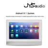 Support 5G WIFI Bluetooth In Wall Amplifier Android 8.1 Smart Home Power Audio Music System 7" HD Display Player Connect To TV 211011