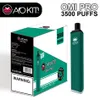Authentic Aokit OMI Pro Dispositivo dispositivo E-sigarette E-sigarette 5% forza 3500 sbuffi ricaricabili Batteria ricaricabile 10ml cartuccia di cartuccia precompilata POD POD Pen A42